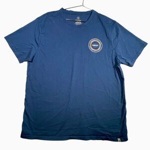 Hurley Blue Short Sleeve Tee – Classic Crew Neck Men’s Size XL
